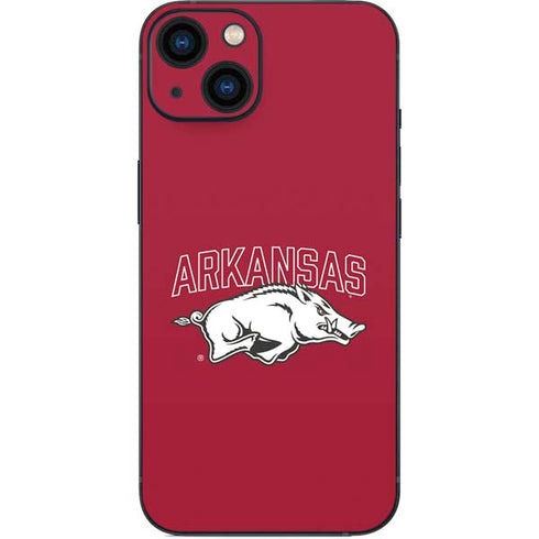 University of Arkansas-Fayetteville Razorbacks Logo iPhone 15 Skin