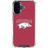 University of Arkansas-Fayetteville Razorbacks Logo iPhone 16 Clear Case