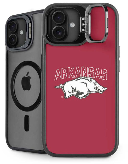 University of Arkansas-Fayetteville Razorbacks Logo iPhone 16 Plus Kickstand Case