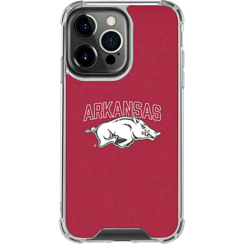 University of Arkansas-Fayetteville Razorbacks Logo iPhone 16 Pro Max Clear Case