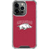 University of Arkansas-Fayetteville Razorbacks Logo iPhone 16 Pro Max Clear Case