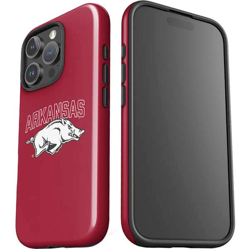 University of Arkansas-Fayetteville Razorbacks Logo iPhone 16 Pro Max Impact Case