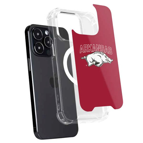 University of Arkansas-Fayetteville Razorbacks Logo iPhone 16 Pro Max MagSafe Case