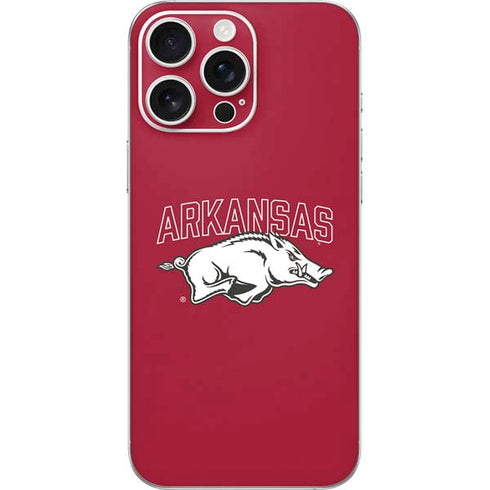University of Arkansas-Fayetteville Razorbacks Logo iPhone 16 Pro Max Skin