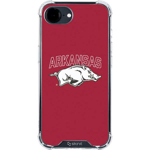 University of Arkansas-Fayetteville Razorbacks Logo iPhone 16e Clear Case