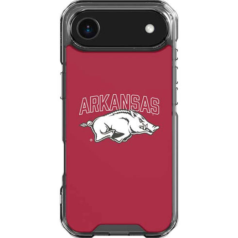 University of Arkansas-Fayetteville Razorbacks Logo iPhone 17 Air Clear Case