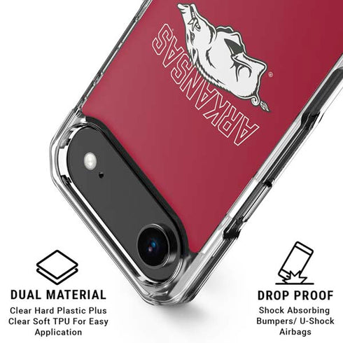 University of Arkansas-Fayetteville Razorbacks Logo iPhone 17 Air MagSafe Case