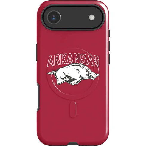 University of Arkansas-Fayetteville Razorbacks Logo iPhone 17 Air Magsafe Impact Case