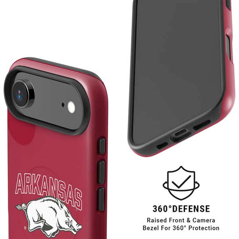 University of Arkansas-Fayetteville Razorbacks Logo iPhone 17 Air Magsafe Impact Case