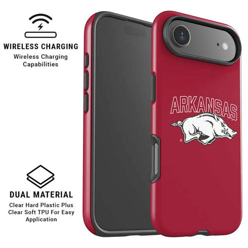 University of Arkansas-Fayetteville Razorbacks Logo iPhone 17 Air Magsafe Impact Case