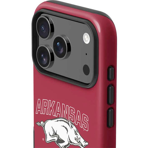 University of Arkansas-Fayetteville Razorbacks Logo iPhone 17 Pro Impact Case