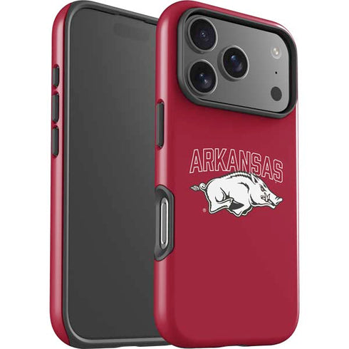 University of Arkansas-Fayetteville Razorbacks Logo iPhone 17 Pro Impact Case