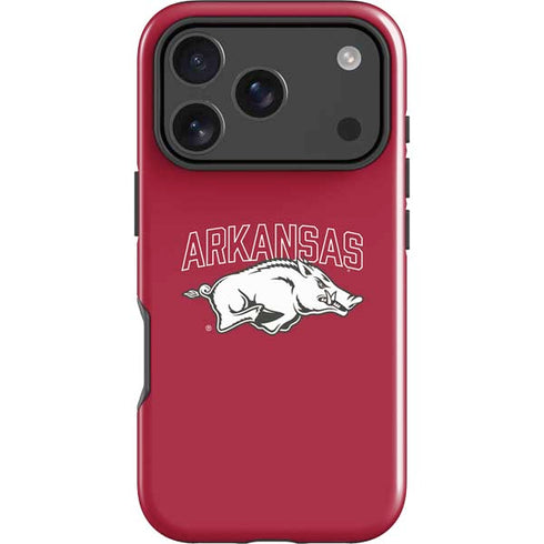 University of Arkansas-Fayetteville Razorbacks Logo iPhone 18 Pro Impact Case