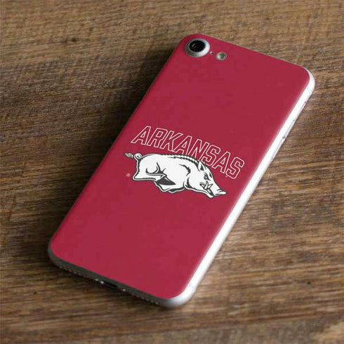 University of Arkansas-Fayetteville Razorbacks Logo iPhone 8 Skin