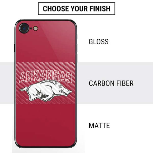 University of Arkansas-Fayetteville Razorbacks Logo iPhone SE (2nd & 3rd Gen) Skin