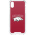 University of Arkansas-Fayetteville Razorbacks Logo iPhone XS Clear Case