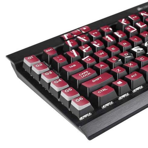 University of Arkansas-Fayetteville Razorbacks Logo K95 RGB PLATINUM Mechanical Gaming Keyboard Skin