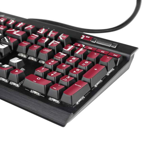 University of Arkansas-Fayetteville Razorbacks Logo K95 RGB PLATINUM Mechanical Gaming Keyboard Skin