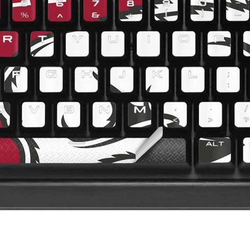University of Arkansas-Fayetteville Razorbacks Logo K95 RGB PLATINUM Mechanical Gaming Keyboard Skin