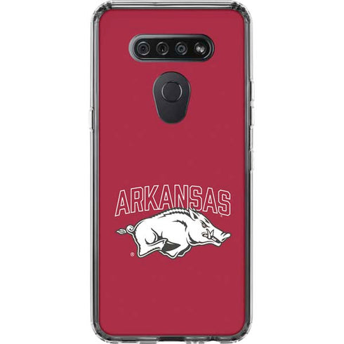 University of Arkansas-Fayetteville Razorbacks Logo LG K51/Q51 Clear Case