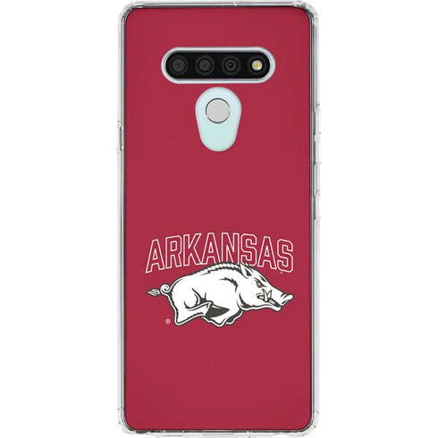 University of Arkansas-Fayetteville Razorbacks Logo LG Stylo 6 Clear Case
