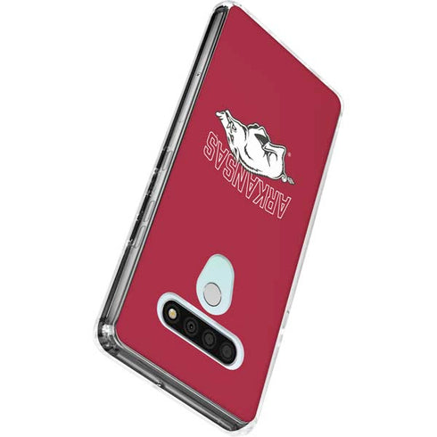 University of Arkansas-Fayetteville Razorbacks Logo LG Stylo 6 Clear Case