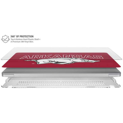 University of Arkansas-Fayetteville Razorbacks Logo MacBook Air 15in (2023-2025) Case plus Skin