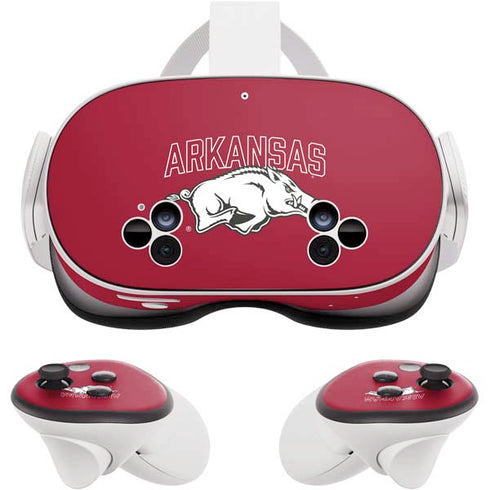 University of Arkansas-Fayetteville Razorbacks Logo Meta Quest 3S Skin