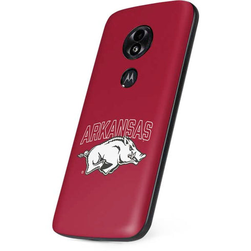 University of Arkansas-Fayetteville Razorbacks Logo Moto E5 Play Skin