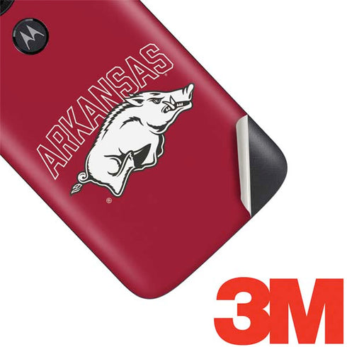 University of Arkansas-Fayetteville Razorbacks Logo Moto E5 Play Skin
