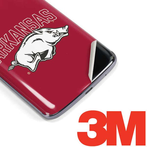 University of Arkansas-Fayetteville Razorbacks Logo Moto E5 Plus Skin