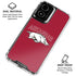University of Arkansas-Fayetteville Razorbacks Logo Moto G Power 5G (2024) Clear Case