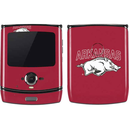 University of Arkansas-Fayetteville Razorbacks Logo Motorola RAZR Skin