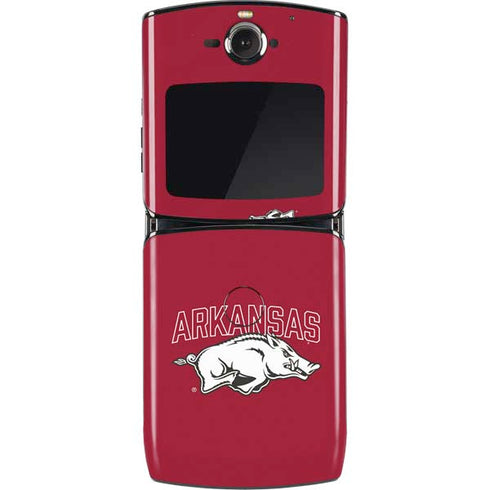 University of Arkansas-Fayetteville Razorbacks Logo Motorola RAZR Skin