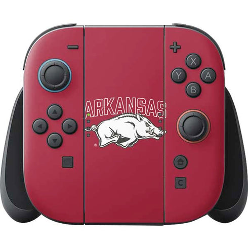 University of Arkansas-Fayetteville Razorbacks Logo Nintendo Skins