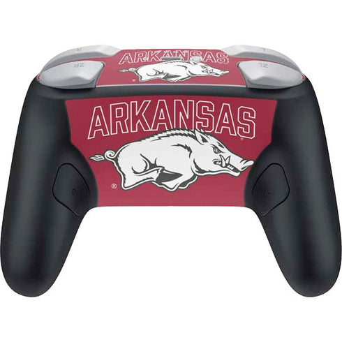 University of Arkansas-Fayetteville Razorbacks Logo Nintendo Switch 2 (2025) Pro Controller Skin