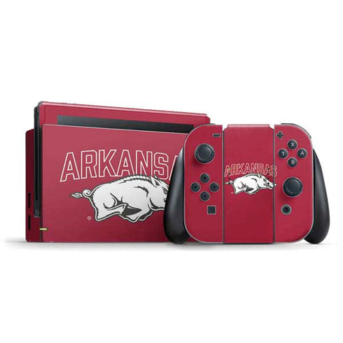 University of Arkansas-Fayetteville Razorbacks Logo Nintendo Skins