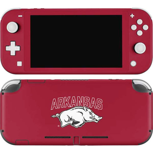 University of Arkansas-Fayetteville Razorbacks Logo Nintendo Switch Lite Skin