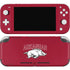 University of Arkansas-Fayetteville Razorbacks Logo Nintendo Switch Lite Skin
