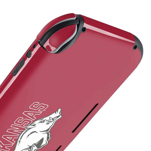 University of Arkansas-Fayetteville Razorbacks Logo Nintendo Switch Lite Skin