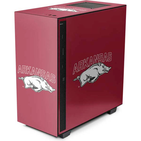 University of Arkansas-Fayetteville Razorbacks Logo NZXT H510 Compact ATX Mid-Tower Case Skin