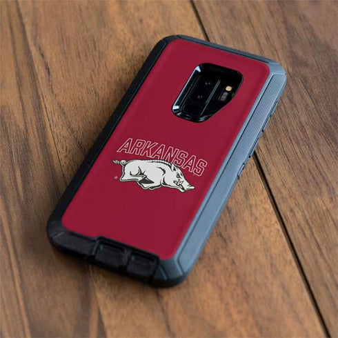 University of Arkansas-Fayetteville Razorbacks Logo Otterbox Defender Galaxy Skin