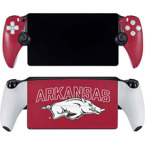 University of Arkansas-Fayetteville Razorbacks Logo PlayStation Portal Remote Player Skin