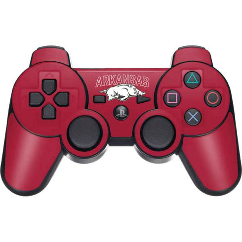 University of Arkansas-Fayetteville Razorbacks Logo PS3 Dual Shock wireless controller Skin