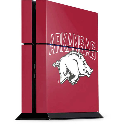 University of Arkansas-Fayetteville Razorbacks Logo PS4 Console Skin