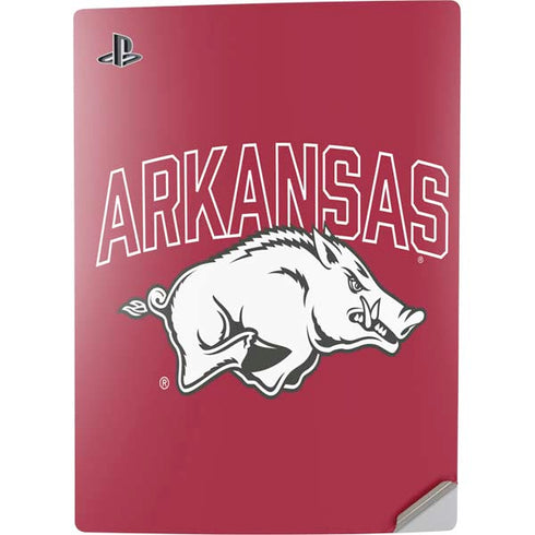 University of Arkansas-Fayetteville Razorbacks Logo PS5 Digital Edition Console Skin