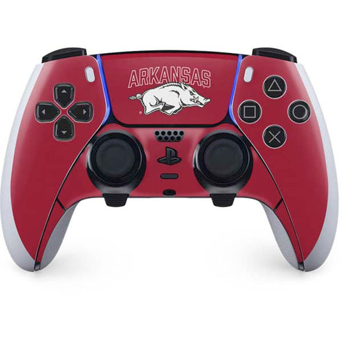 University of Arkansas-Fayetteville Razorbacks Logo PS5 DualSense Edge Pro Controller Skin