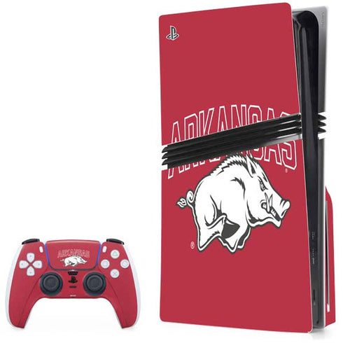 University of Arkansas-Fayetteville Razorbacks Logo PlayStation PS5 Skins