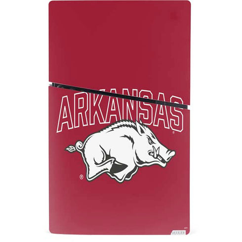 University of Arkansas-Fayetteville Razorbacks Logo PS5 Slim Digital Edition Console Skin