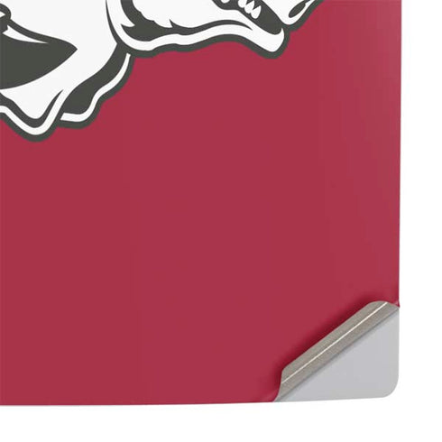 University of Arkansas-Fayetteville Razorbacks Logo PS5 Slim Digital Edition Console Skin